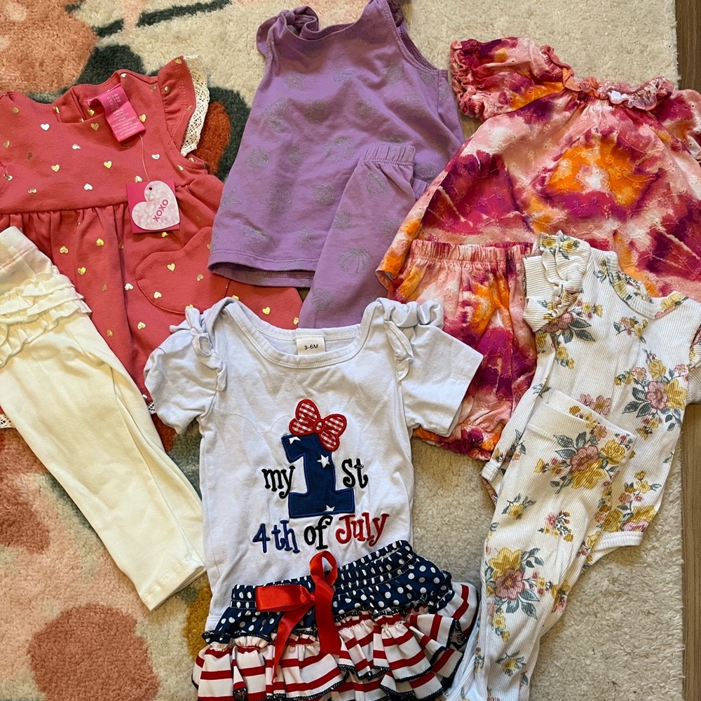 Baby girl 3-6 bundle
